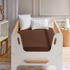 Microfiber Fitted Crib Sheets Brown 2 Pack Super Soft Cozy 28x52 Inch