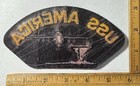 Vintage Us Navy Uss America Cv-66 Aircraft Carrier Ship   Jet Cap Hat Patch