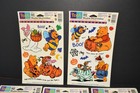 Vintage Disney Winnie The Pooh Static Cling Halloween Window Clings  Lot Of 2