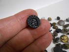 Antique Vintage Button Lot Metal Brass Bone Old 95 Buttons