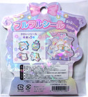 Q-lia Cat Night Meow Amusement Park Flake Sticker Japan 21 Pieces