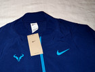 New Nike Rafa Nadal Tennis Dv2885 492 Man Blue Jacket Size L New  105