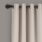 Insulated Grommet Blackout Window Curtain Panels  Pair  52  W X 108  L  Wheat -