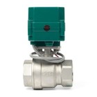 U s  Solid Motorized Ball Valve 1 1 4in Full Port Ss 9-24v Ac dc Nc Auto Return