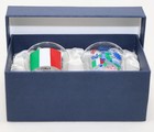 Italy Souvenir Boxed Shot Glass Set  set Of 2 