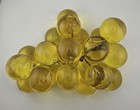 Vintage Yellow Lucite 1 75   21  Grape Cluster Won t Last  
