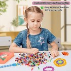 Bracelet Making Kit 5 Boxes 96 Colors 3500pcs Pony Beads Letter Beads