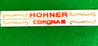 Accordion Sticker  For Hohner Corona