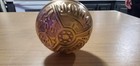 Antique Vintage  Ornate Brass Door Knobs W  Spindle
