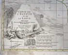 Egypt Libya Dated 1738 D anville Antique Map 18th Century