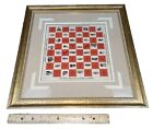 1919 Curtiss Aeroplane And Motor Corporation Custom Framed Chess Checkerboard