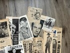 Rare Vintage 1930   s   1940   s Gary Cooper Movie Film Newspaper Clippings Lot  2