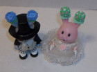 2 Vintage Tea Bunnies  bride   Groom   Wedding Bunny Kidsview Not Complete