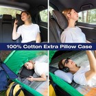 Memory Foam Pillow For Travel And Camping With Extra Cotton Cover Easy To Carry