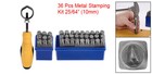Metal Stamping Kit 25 64   10mm  A-z 0-8 Punch Press Tool For Metal Silver