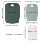 Miherom Cutting Board Set For Of 3  Grey pink creamy White