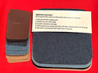 New Patches Mending Tape Iron-on Sizes Colors Denim Fabric Pick Free Ship