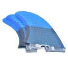 Fiberglass Fcs2 Stylish Convenient Blue Surfboard Tail Fin Flexible Stable Zo