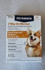 2 Pk Petarmor 7 Way De-wormer For Dogs 6lb- 25lbs Small Dogs Dewormer 
