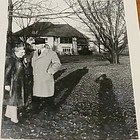 Rare Vintage Photo Shadow Man Lady Spirit Scary Spooky Casting