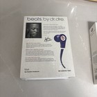 Beats By Dr dre Justbeats Tour Earphones Justin Bieber Edition Purple New Sealed
