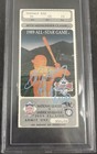 1989 Bo Jackson Rookie Mlb All-star Game Ticket Stub Auto Inscription Mvp Bgs   