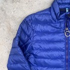 Vintage Armani Jeans Lightweight Down Puffer Jacket Blue Ring Pull Y2k Mens 
