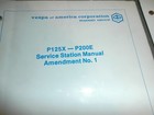 2 Vintage 1980 s Vespa P125x - P200e Service Station Manual 153903 Amendments