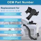 Waterwich Pcv Valve Engine Crankcase Vent Oil Separator Breather Hose Small 