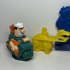 Vintage 70s - 90s Flintstones Toy Figures Cereal Premium Lot Of 5 Fred   Barney