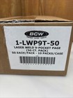 1 Case Of 500 Bcw 9-pocket Trading Card Album Binder Pages  50 Ct Per Pack 