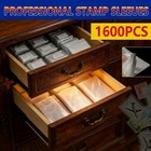 16-assortment Opp Stamp Bags   100pcs bag 1600pcs Total   Clear Holders