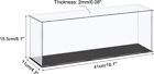 Acrylic Display Case Plastic Box Cube Storage Box Clear Showcase 16 1x4 3x4 1 In