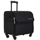 17-inch Travel Rolling 4-wheel Sewing Machine Bag  Black