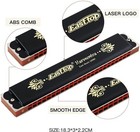 Easttop T2406k 24 Holes Tremolo Harmonica Key Of C Tremolo Mouth Organ Harmonica