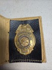 Obsolete Dodgingtown Fire Dept  Honorary Member Badge   Leather Case Ct