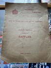 Victorian Theatre Programmes Job Lot C1896 London Ephemera Raffles  Antique