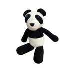 Stuffed Crocheted Panda Bear  Handmade  New