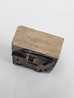 Vintage Printing Letterpress Printers Block Rocking Chair Wood metal 