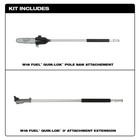 M18 10 Inch Pole Saw Attachment With Quik-lok 3 Ft  Extension By Milwaukee