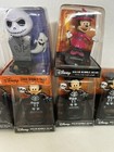 6 Disney Halloween Mickey Minnie Mouse Jack Solar Powered Dancing Bobble Heads