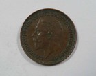 Great Britain King George V Farthing 1928 Scarce Toned Nice