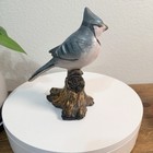 Vintage Tii Collections Wood Look Resin Blue Jay