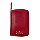 Kate Spade Planner Zip Agenda Organizer Leather Red 6-hole System Organizer 