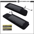Sun Visor Shades Pair Lighted Vanity Mirror For 1984 85-1996 Chevy Corvette C4