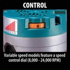 Makita-rd1101 2-1 4 H p   D-handle Router    