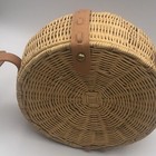 Universal Thread Round Crossbody Basket Purse Natural Plant Material