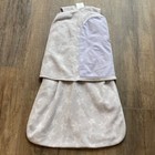 Halo Sleepsack Swaddle Small 3-6m Grey Fleece Star Pattern Wearable Blanket