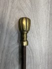 Antique Chinese Qing Dynasty Bronze Melon Hammer Mace