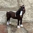 2015 Schleich Clydesdale Horse Family Set Of A Stallion  A Mare And A Foal